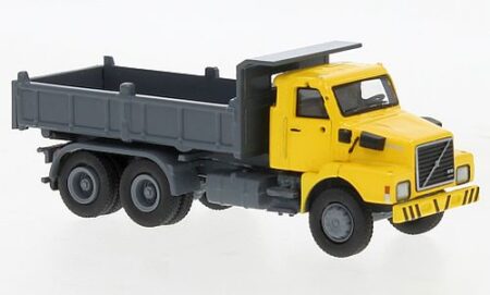 Brekina: Volvo N 10 Kipper, hellgelb/grau-0