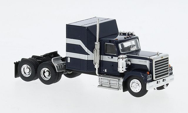 Brekina: Chevrolet Bison (1980), dunkelblau/silber