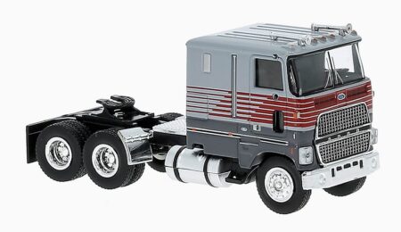 Brekina: Ford CLT 9000, grau/dunkelgrau mit rotem Dekor-0