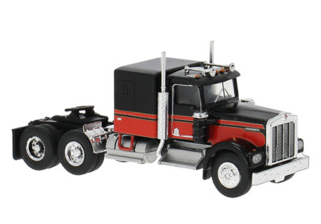 Brekina: Kenworth W 900 Zugmaschine (1977), schwarz/rot