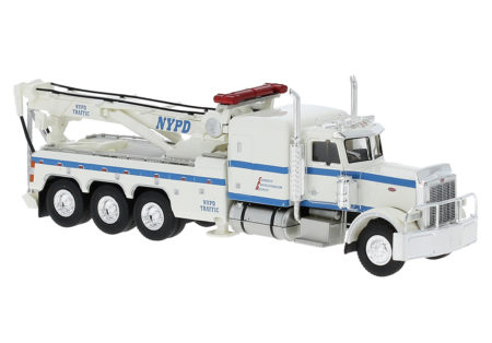 Brekina: Peterbilt 359 Abschleppwagen (1973) "NYPD" (USA)