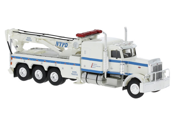 Brekina: Peterbilt 359 Abschleppwagen (1973) "NYPD" (USA)