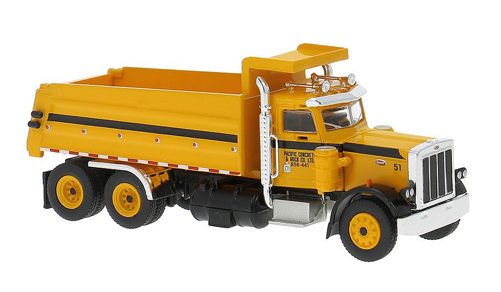 Brekina: Peterbilt 359 Dump Truck "Pacific Concrete & Rock" (USA)