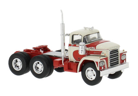 Brekina: Dodge LCF CT 900 Zugmaschine, weiß / rot