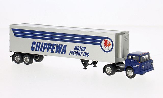 Brekina: Ford C-Series Koffer-Sattelzug "Chippewa" (USA)