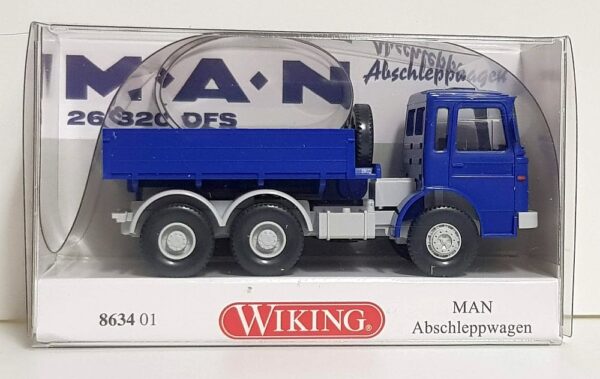 Wiking: MAN 26.320 DFS Abschleppwagen, enzianblau-17722