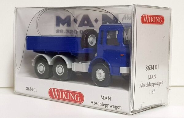 Wiking: MAN 26.320 DFS Abschleppwagen, enzianblau-17723