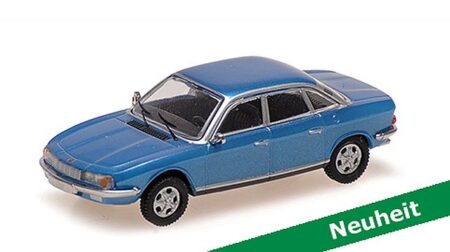Minichamps 1/87: NSU Ro80 (1972), blaumetallic
