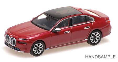 Minichamps 1/87: BMW I7 (2023), rotmetallic