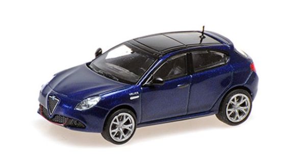 Minichamps 1/87: Alfa Romeo Giulietta Veloce (2017), blaumetallic