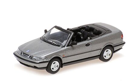 Minichamps 1/87: Saab 900 Cabriolet (1995), graumetallic