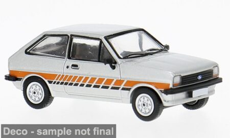 PCX87: Ford Fiesta MK I Festival (1975), silbermet. mit Dekor