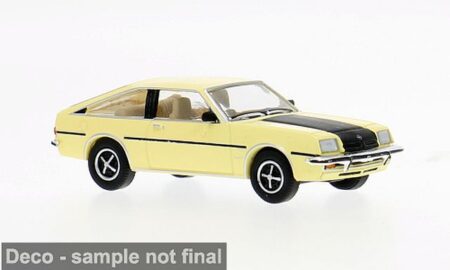 PCX87: Opel Manta B CC (1978), hellgelb/schwarz