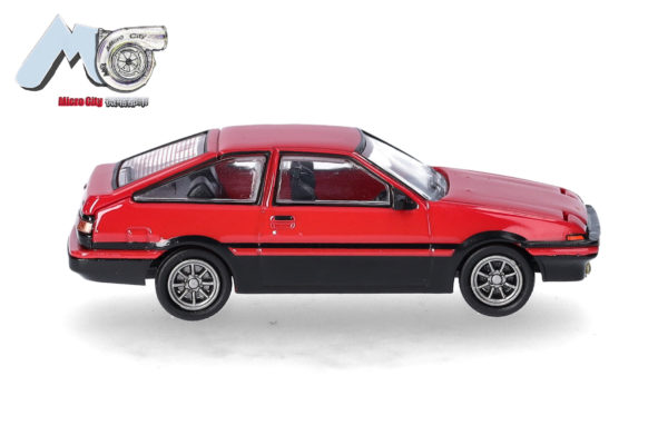Herpa / MicroCity87: Toyota Corolla AE86, rot (1983–1985) – Bild 4