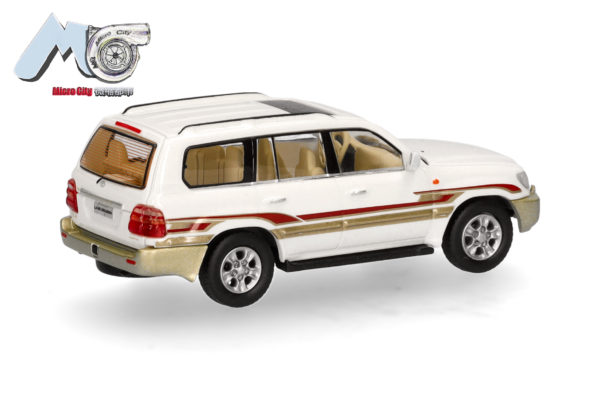 Herpa / MicroCity87: Toyota Landcruiser LC 100, weiß (1998–2007) – Bild 5