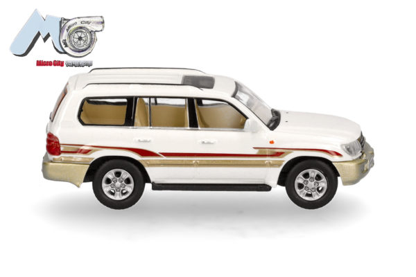 Herpa / MicroCity87: Toyota Landcruiser LC 100, weiß (1998–2007) – Bild 4