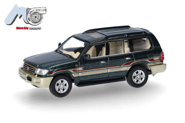 Herpa / MicroCity87: Toyota Landcruiser LC 100 (1998-2007), dunkelgrün