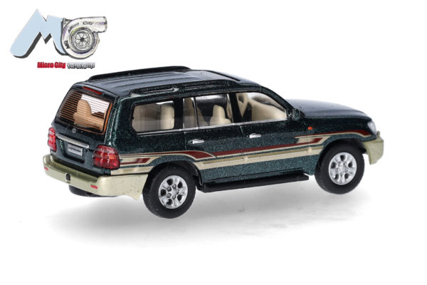 Herpa / MicroCity87: Toyota Landcruiser LC 100 (1998-2007), dunkelgrün – Bild 5