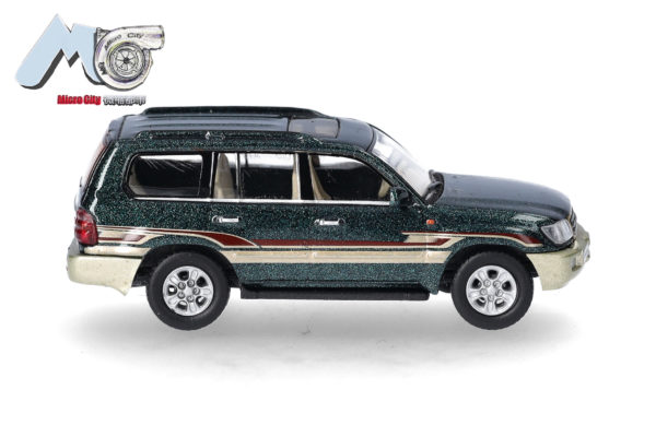Herpa / MicroCity87: Toyota Landcruiser LC 100 (1998-2007), dunkelgrün – Bild 4
