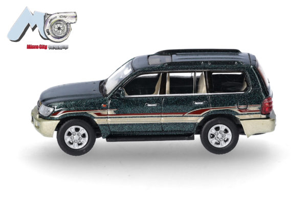 Herpa / MicroCity87: Toyota Landcruiser LC 100 (1998-2007), dunkelgrün – Bild 3