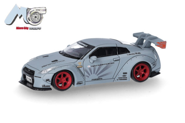 Herpa / MicroCity87: Nissan GTR 35, grau (2007–2012)