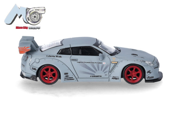 Herpa / MicroCity87: Nissan GTR 35, grau (2007–2012) – Bild 4