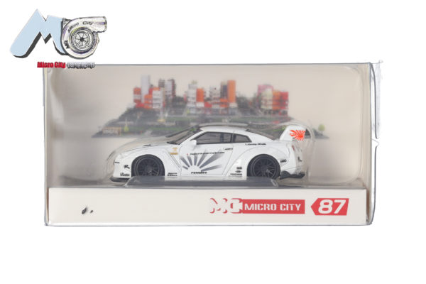 Herpa / MicroCity87: Nissan GTR 35 (2007-2012), weiß – Bild 2