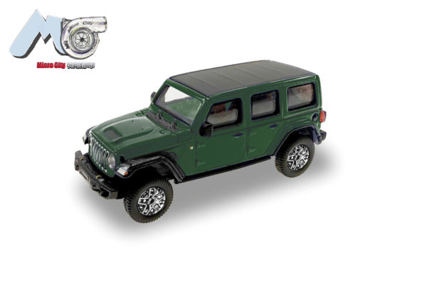 Herpa / MicroCity87: Jeep Wrangler, grün (ab 2017)