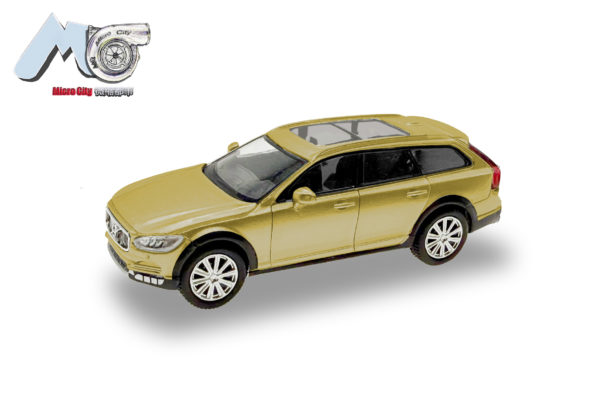Herpa / MicroCity87: Volvo V90, Gold (2017)