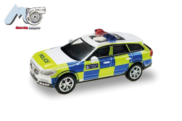 Herpa / MicroCity87: Volvo V90 (ab 2017) "Police England" (GB)