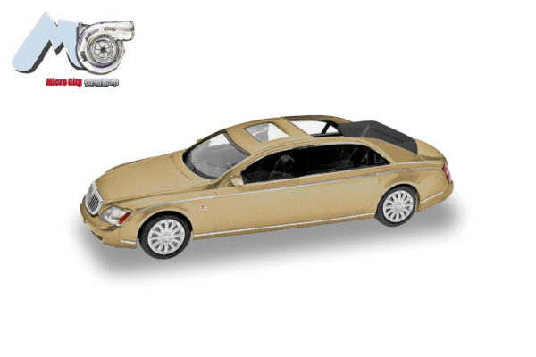 Herpa / MicroCity87: Maybach 62S, Gold (2002-2013)