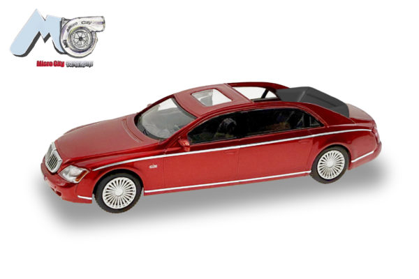 Herpa / MicroCity87: Maybach 62S, rot (2002–2013)
