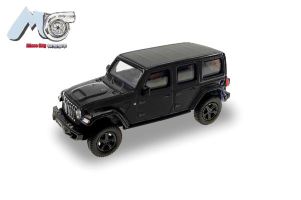 Herpa / MicroCity87: Jeep Wrangler, schwarz (ab 2017)