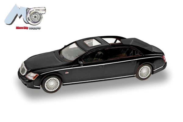 Herpa / MicroCity87: Maybach 62S, schwarz (2002–2013)