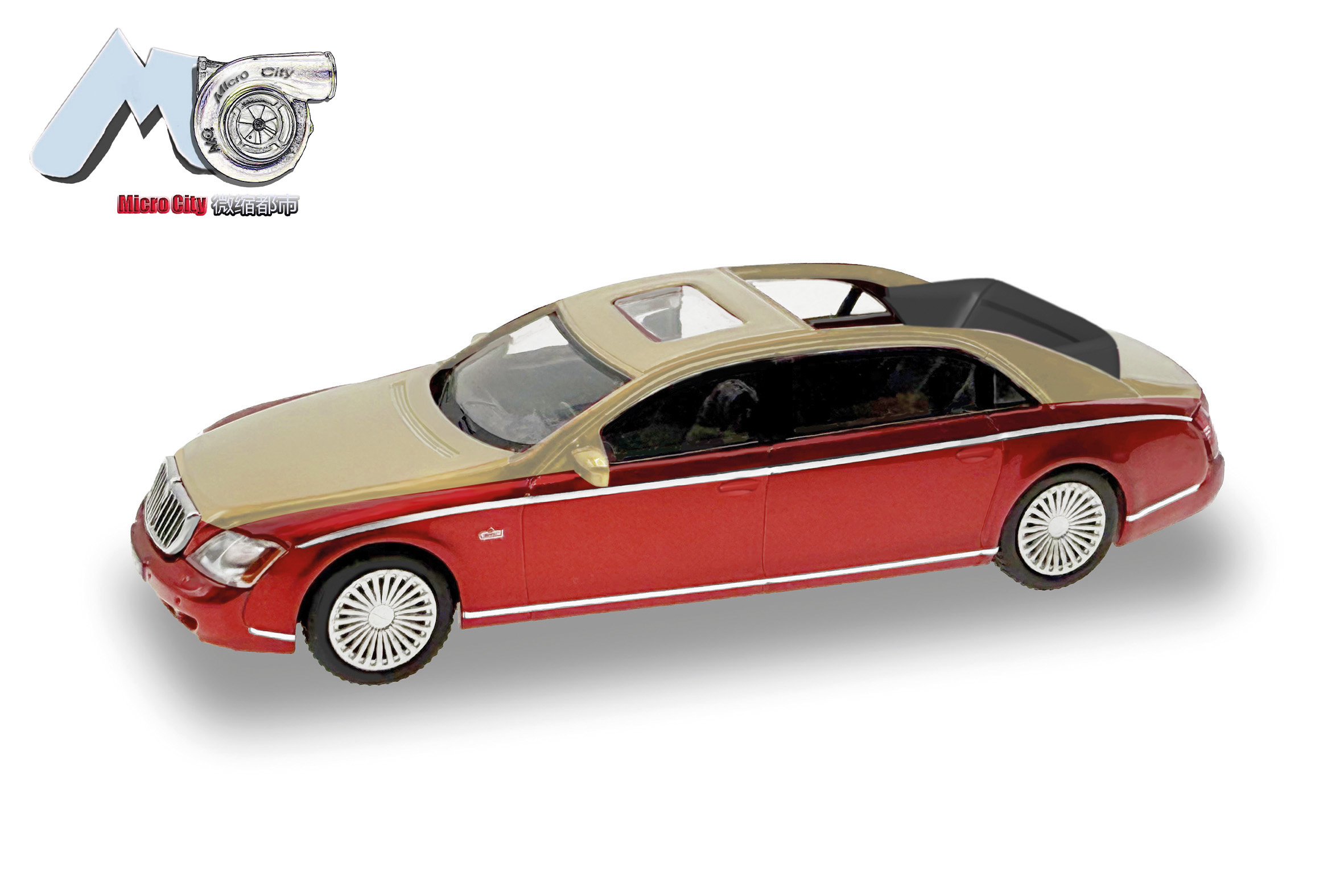HERPA (ヘルパ) MAYBACH 57 メタリックグリーン Herpa 101455 Mercedes-Benz Maybach 57 grün-metallic in OVP