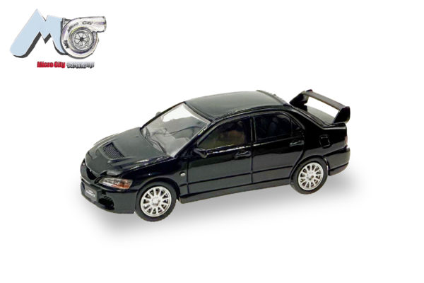 Herpa / MicroCity87: Mitsubishi Lancer Evo 9, schwarz