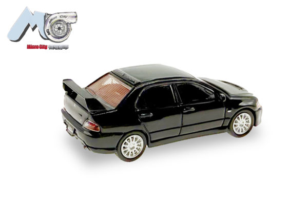 Herpa / MicroCity87: Mitsubishi Lancer Evo 9, schwarz – Bild 2