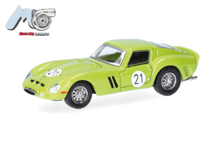 Herpa / MicroCity87: Ferrari 250 GTO "21", grün