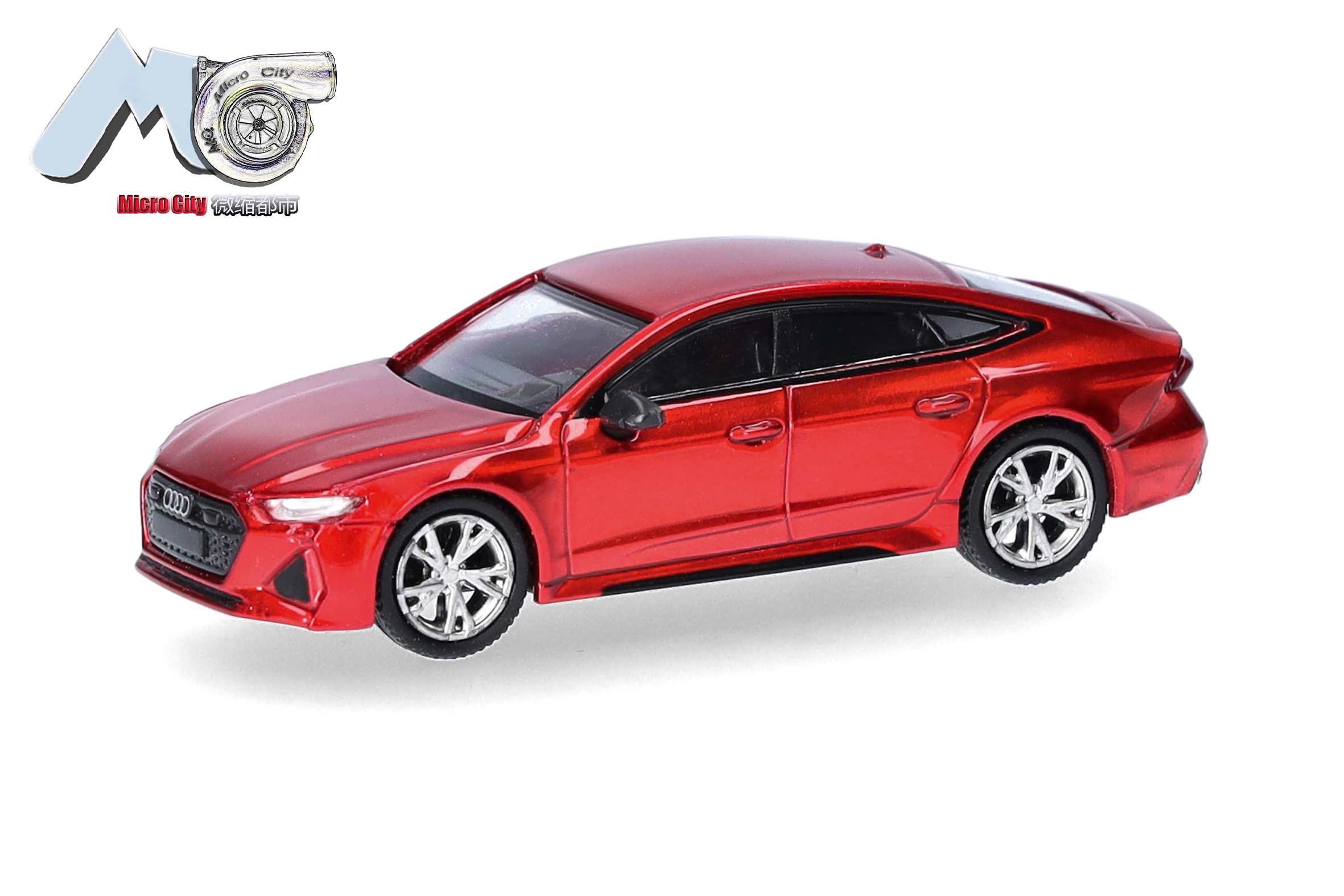 Herpa / MicroCity87: Audi RS7, rot