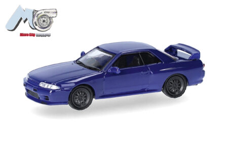 Herpa / MicroCity87: Nissan Skyline GTR32, blau