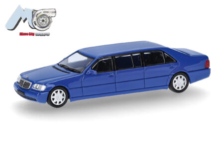 Herpa / MicroCity87: Mercedes-Benz S600 Pullmann, blau