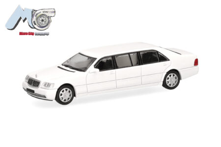 Herpa / MicroCity87: Mercedes-Benz S600 Pullmann, weiß
