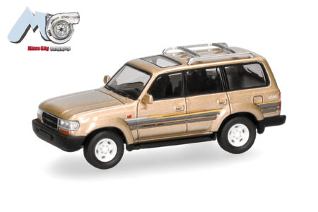 Herpa / MicroCity87: Toyota Landcruiser 80, champagnergold