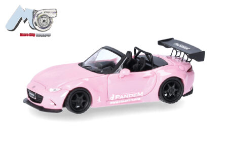 Herpa / MicroCity87: Mazda MX-5 Rocket Bunny, rosa