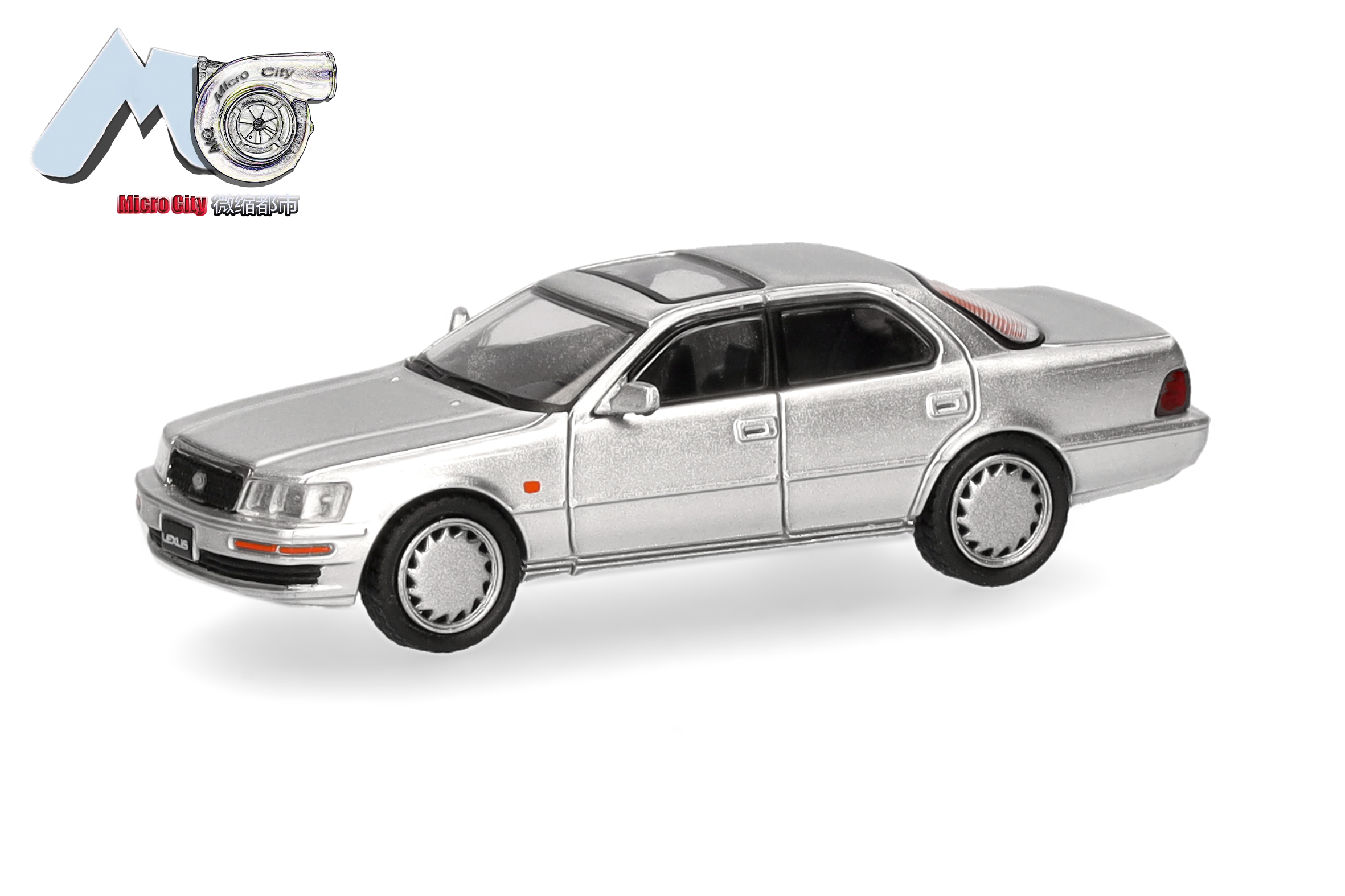 Herpa / MicroCity87: Lexus LS 400, Silber