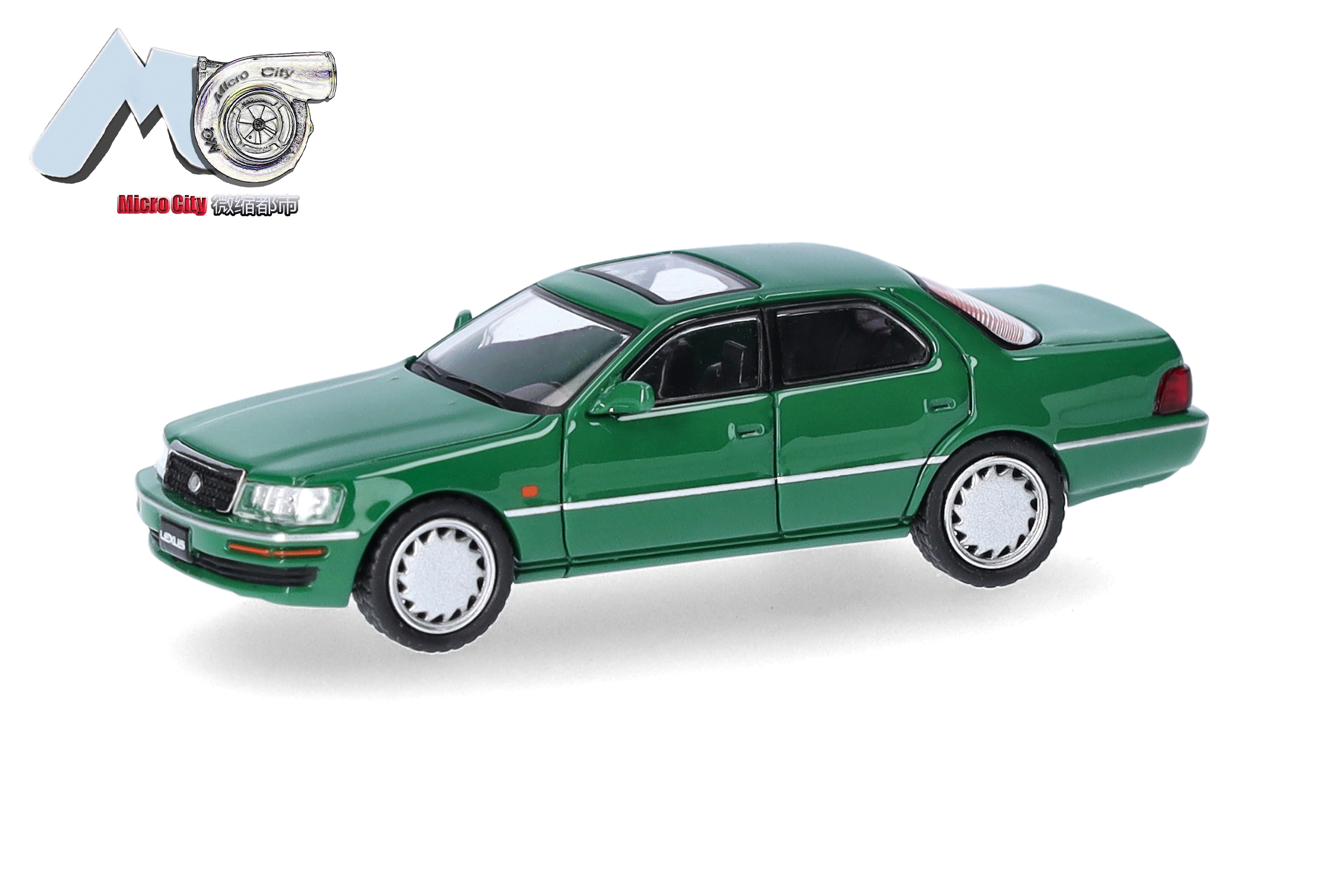 Herpa / MicroCity87: Lexus LS 400, grün