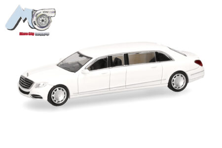 Herpa / MicroCity87: Mercedes-Benz S600 Pullmann (W221), weiß