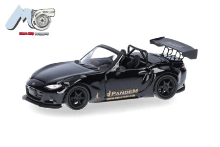 Herpa / MicroCity87: Mazda MX-5 Rocket Bunny, schwarz