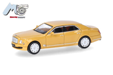 Herpa / MicroCity87: Bentley Mulsanne, gelb