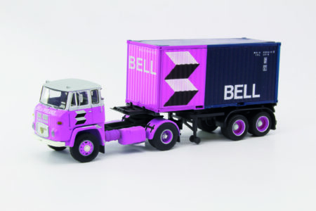 Herpa/MBS: Scania LB 76 Cont.-Sz. "van der Linden/Bell"-0